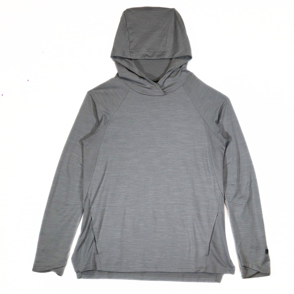Kuhl Hoodie Womens S Pullover Gray Active Lightweight Breathable Hiking Outdoor